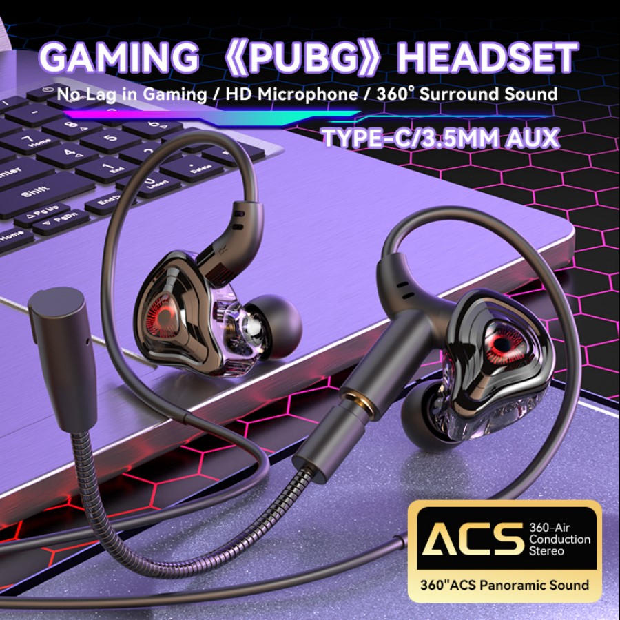 Esports Gaming Gear - Casque de jeu Esports, son surround