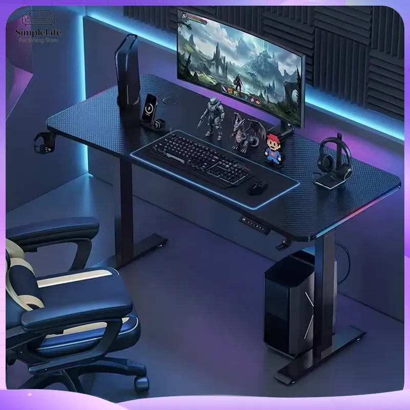 Esports Gaming School - Bureau de jeu électrique réglable en
