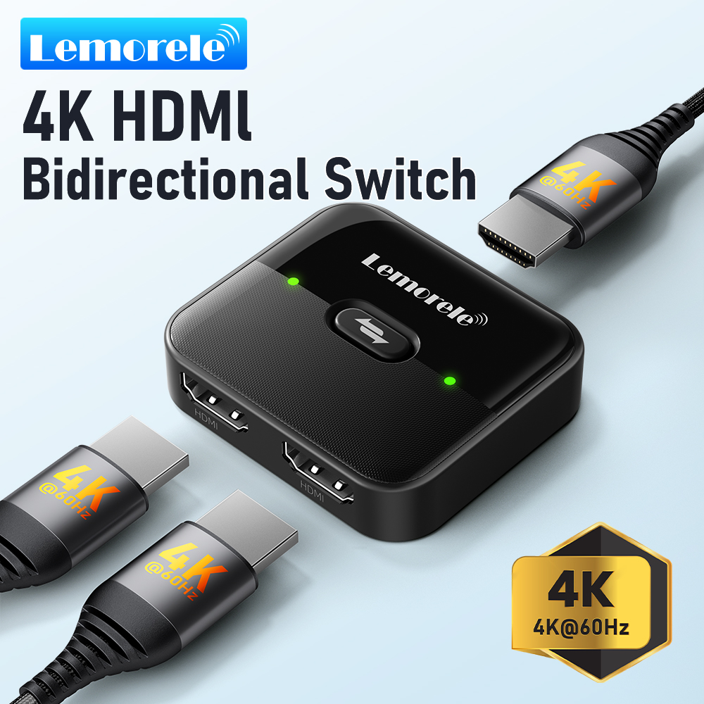Esports Gaming Hub - Lemorele 4K HDMI répartiteur commutateur 2