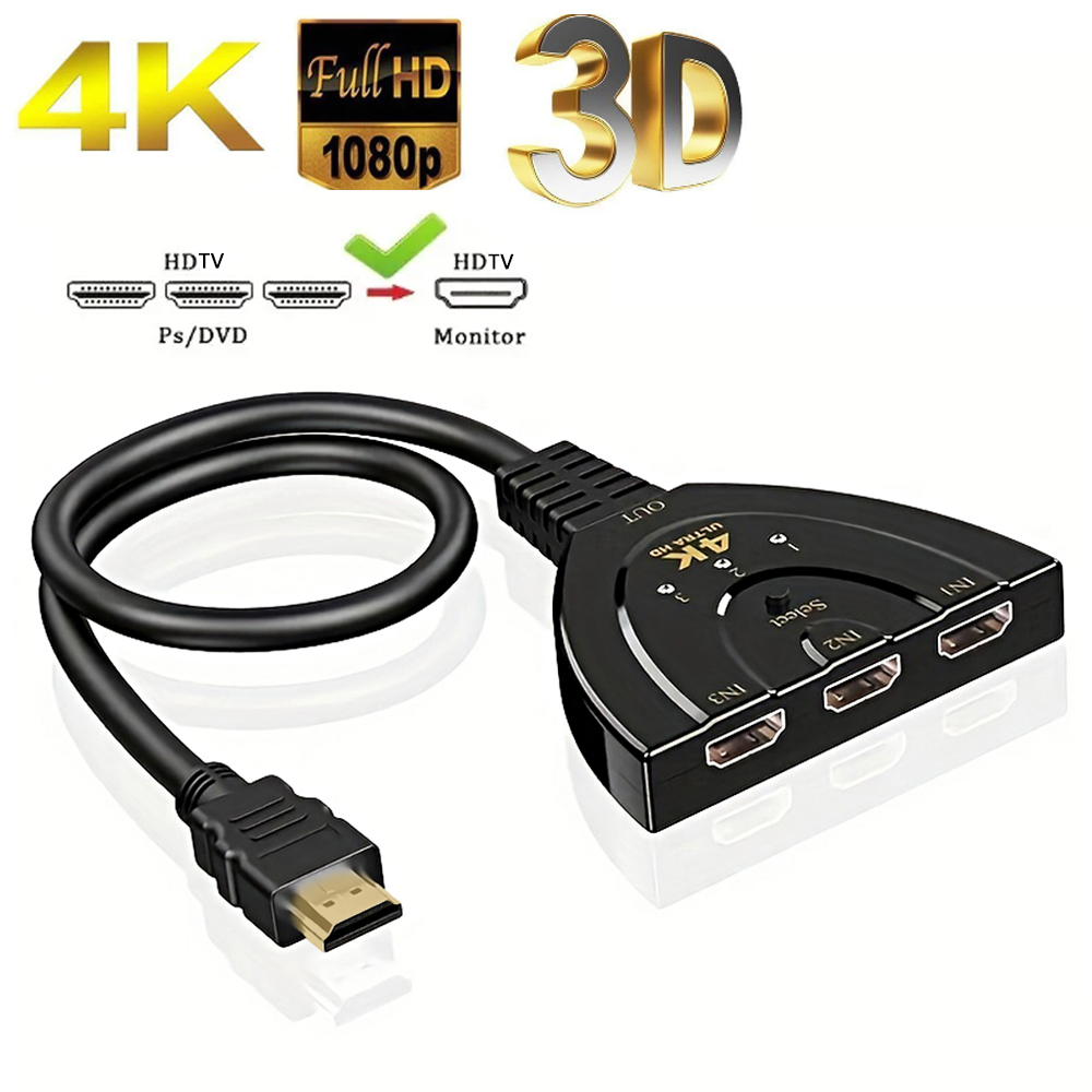 Esports Gaming Hub - Commutateur compatible HDTV 4K x 2K,