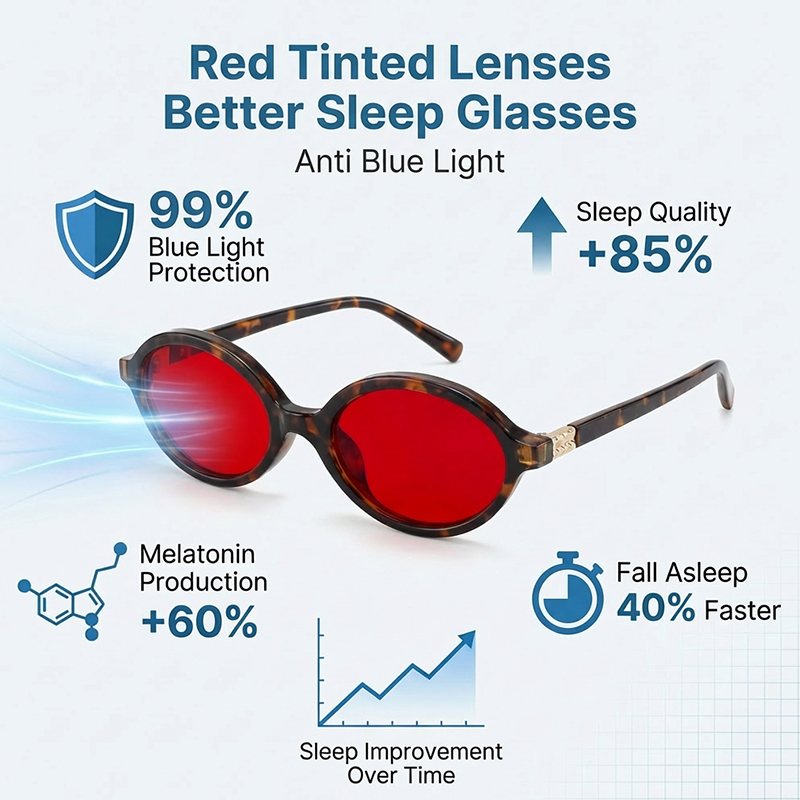 Gaming Glasses Blue - Anti Bleu Lumière Rouge Lentille Filtre