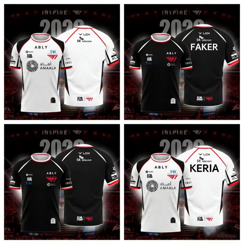 Esports Gaming Gear - Nouveau Maillot d'Équipe ESPORTS T1 2026