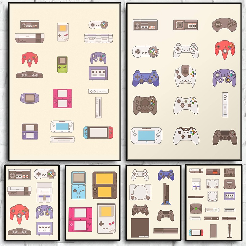 Video Gaming & Esports Usd Acc - Affiche murale sur toile « Evolution