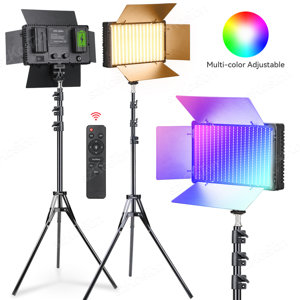 Led Light Panel Stream - Panneau lumineux LED RGB pour photographie