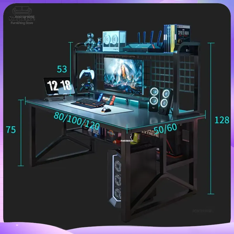 Esports Gaming School - Bureau d'ordinateur nordique, bureau de jeu