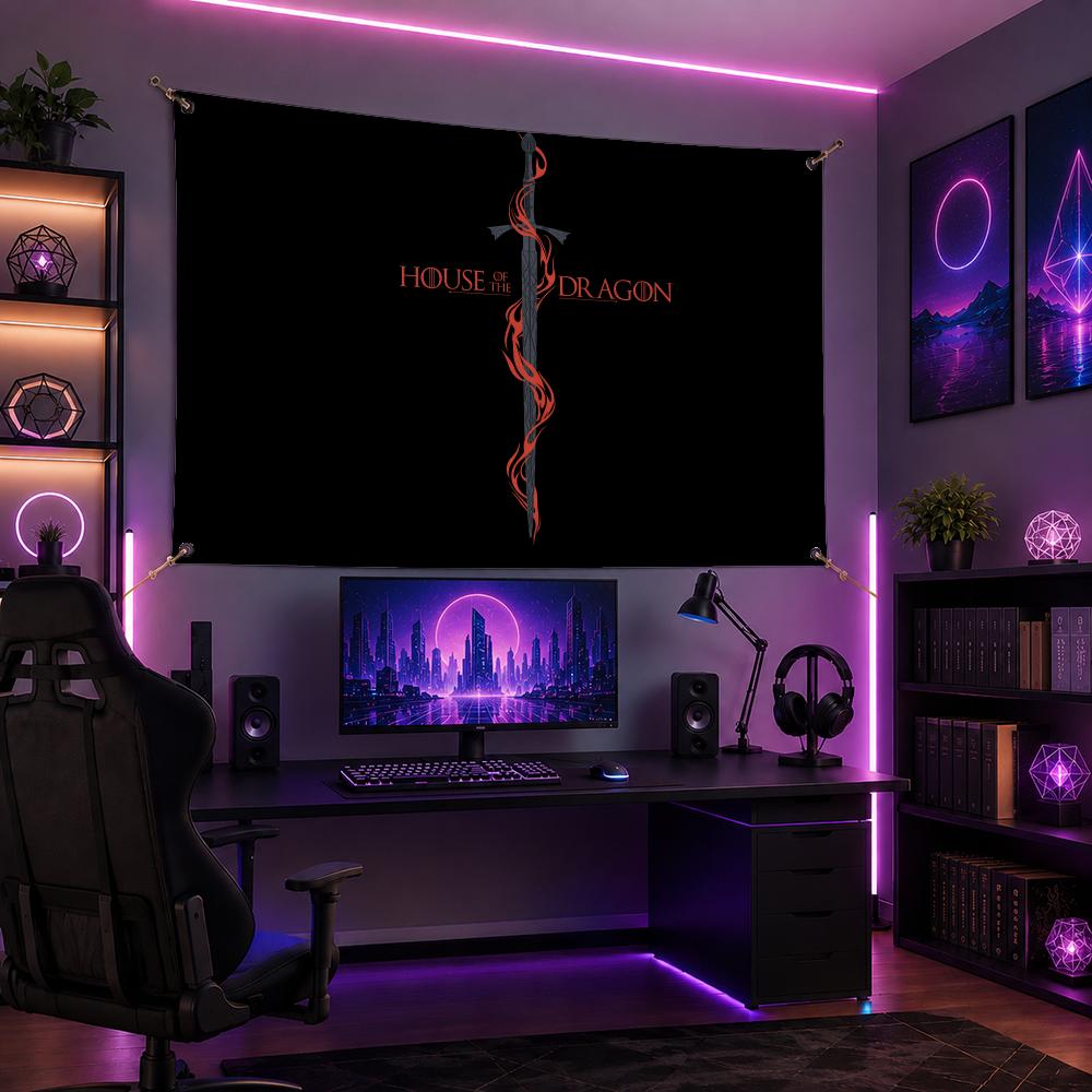 Drapeaux du célèbre clan H-Hou - Esports Gaming Houses avis et prix