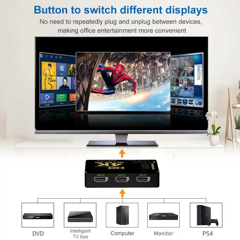 Commutateur HDMI 3 en 1 compat - Esports Gaming Hub avis et prix