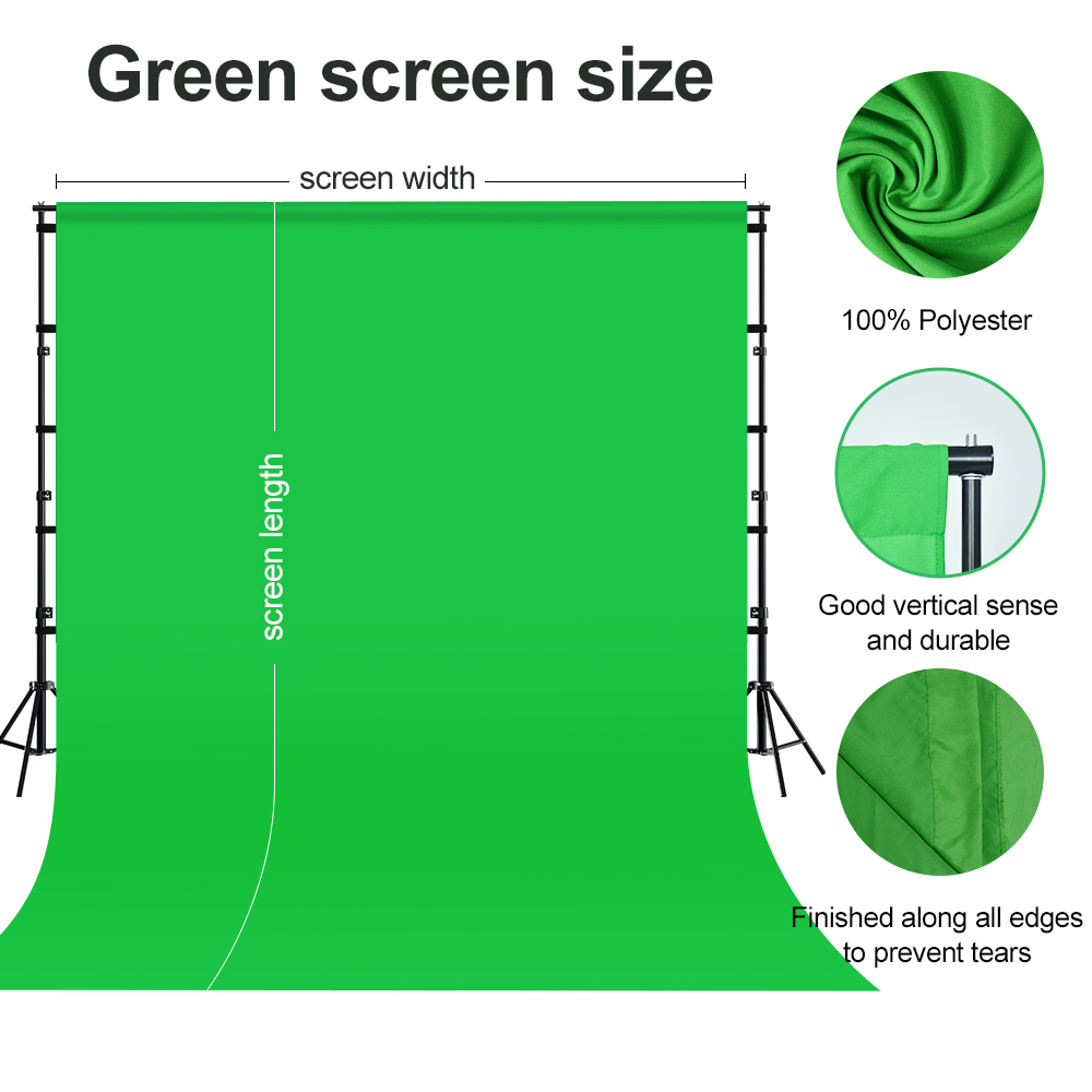 Fond pour arrière-plans de pho - Green Screen Collapsible avis et prix