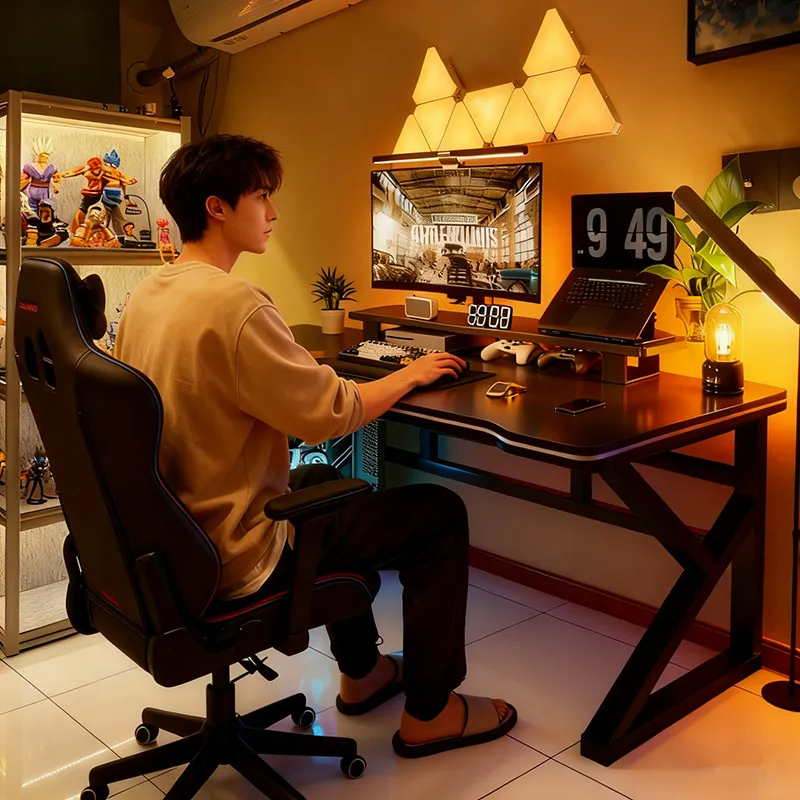 Bureau de jeu noir style e-spo - Esports Gaming Houses avis et prix