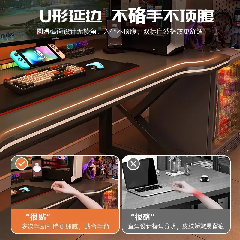 Bureau de jeu noir style e-spo - Esports Gaming Houses avis et prix