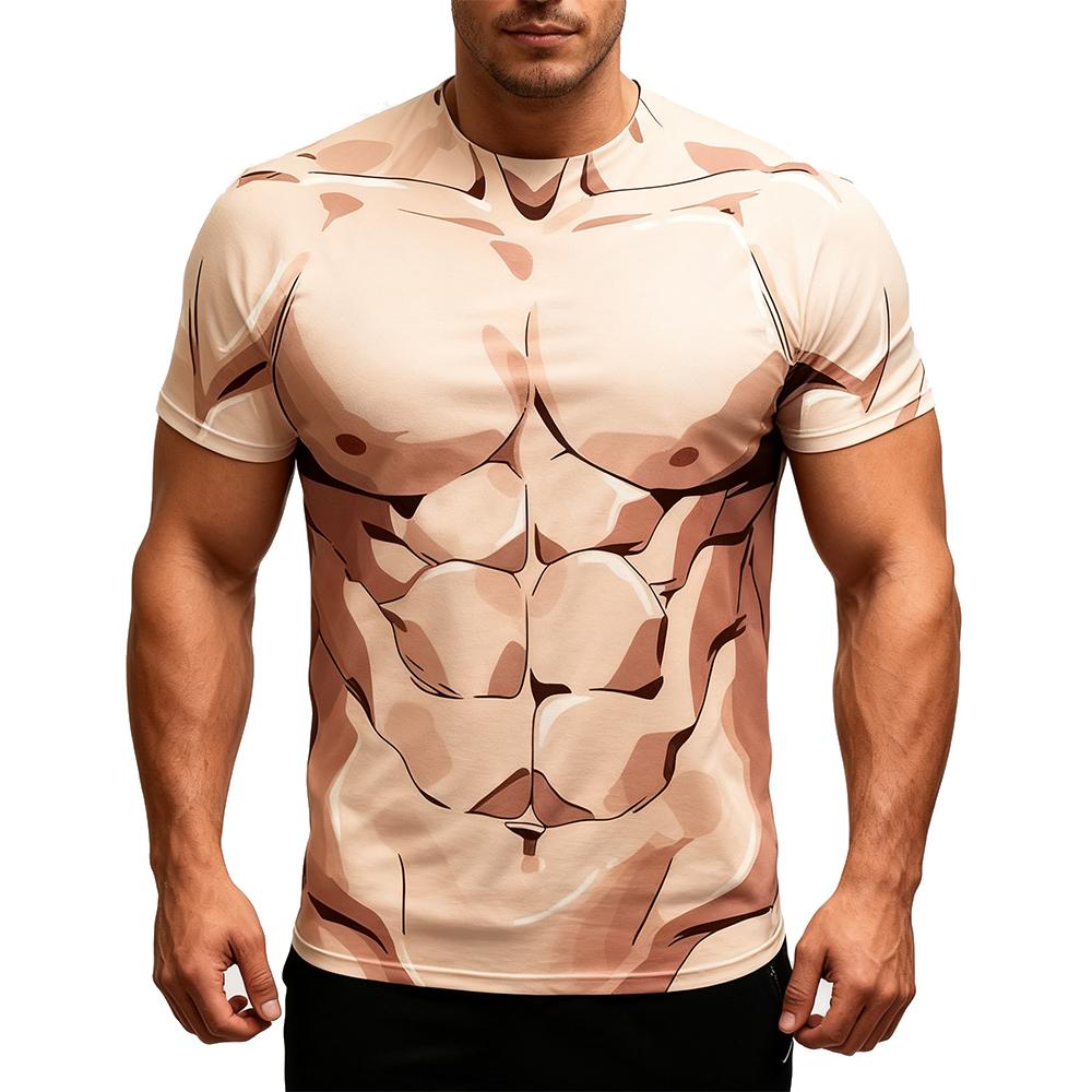Nouveau 3D faux Muscles abdomi - Esports Gaming Arm Sleeve avis et prix