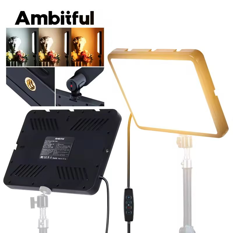 Lampe vidéo Ambitful 280 LED 2 - Led Light Panel Stream avis et prix