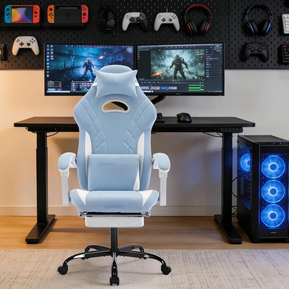 Chaise de jeu ergonomique avec - Video Gaming & Esports Usd Acc avis et prix