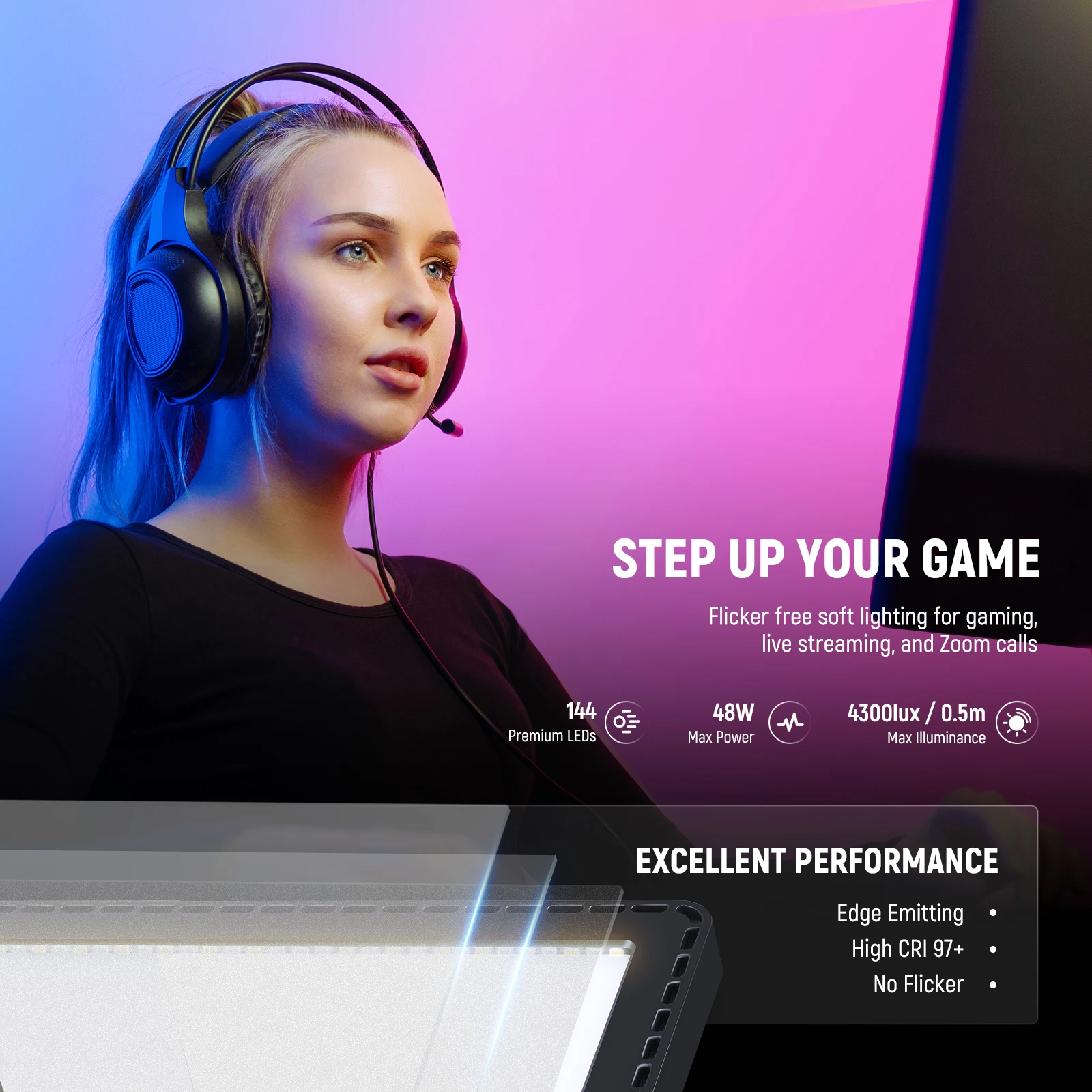 NEEWER GL1C RGB 15,5 pouces, p - Led Light Panel Stream avis et prix