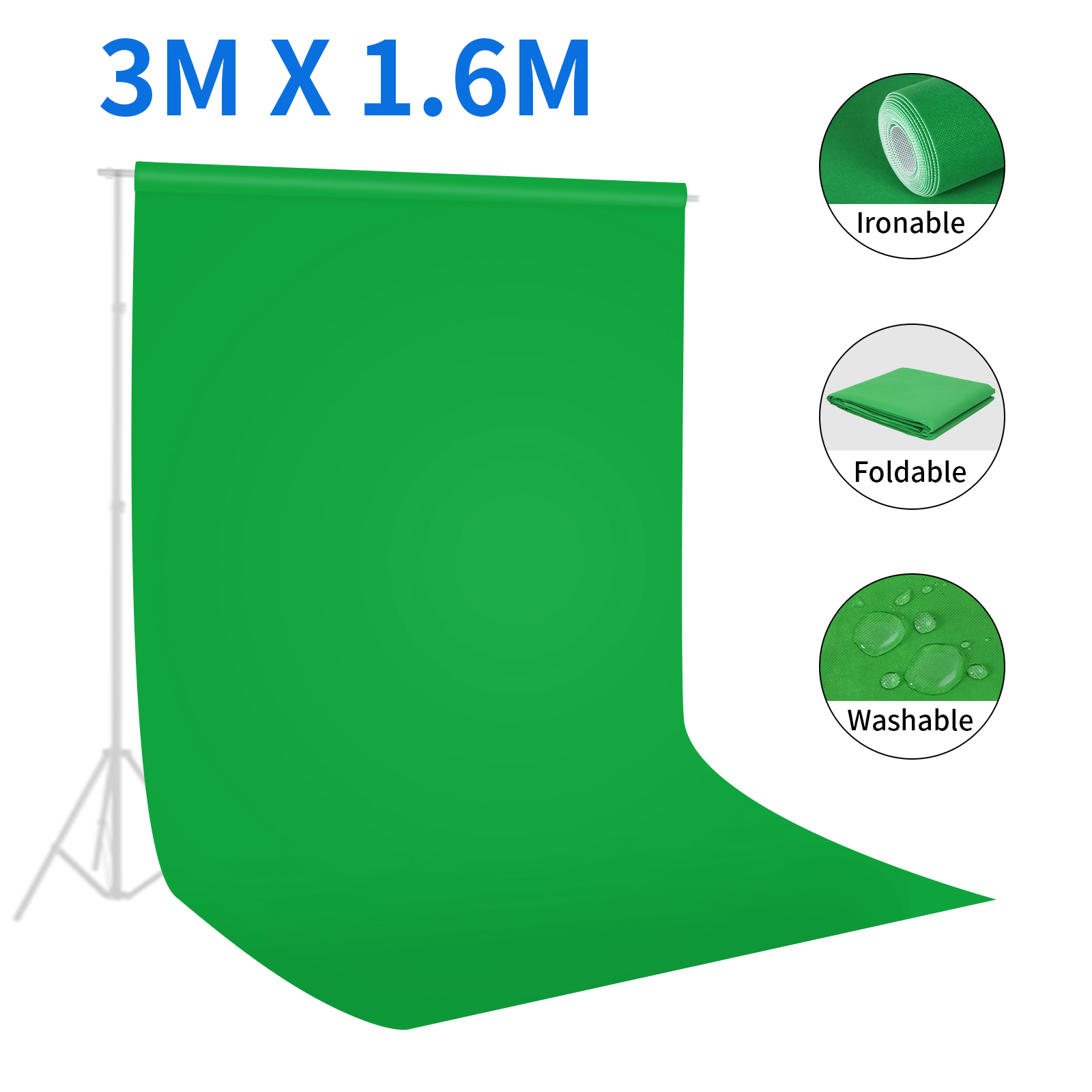 Selens-Toile de fond d'écran v - Green Screen Collapsible avis et prix