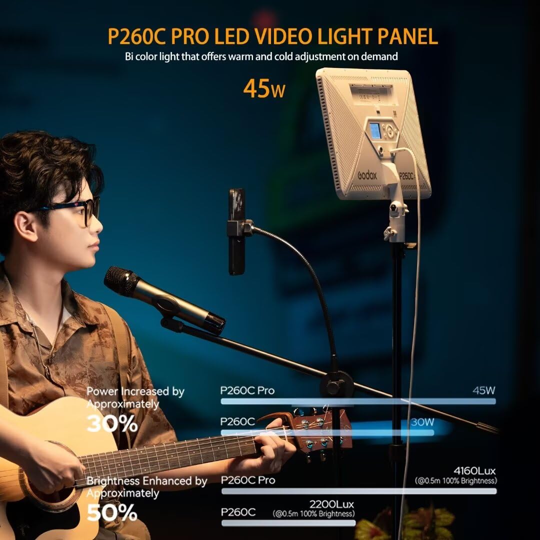 Godox P260C Pro panneau lumine - Led Light Panel Stream avis et prix