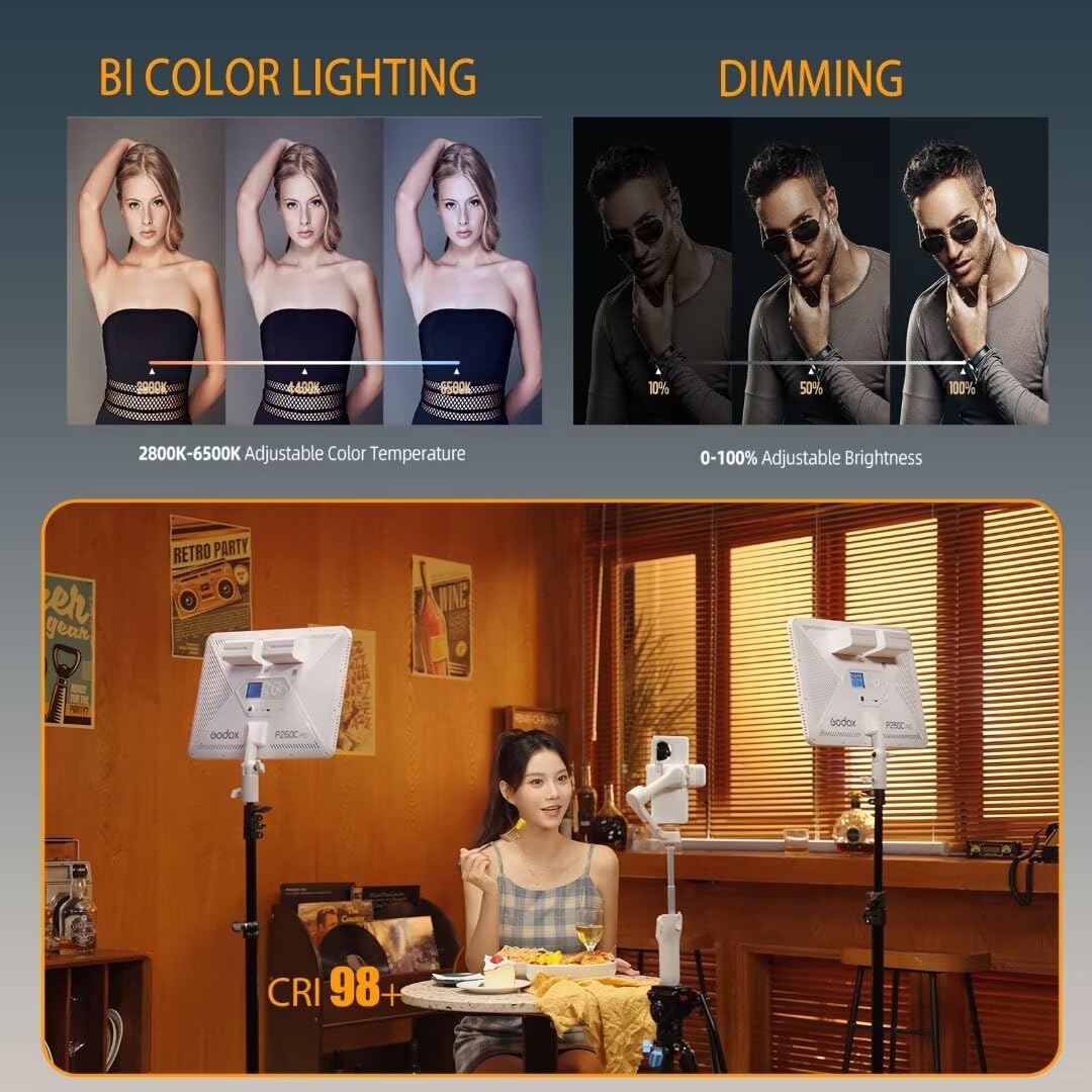 Godox P260C Pro panneau lumine - Led Light Panel Stream avis et prix