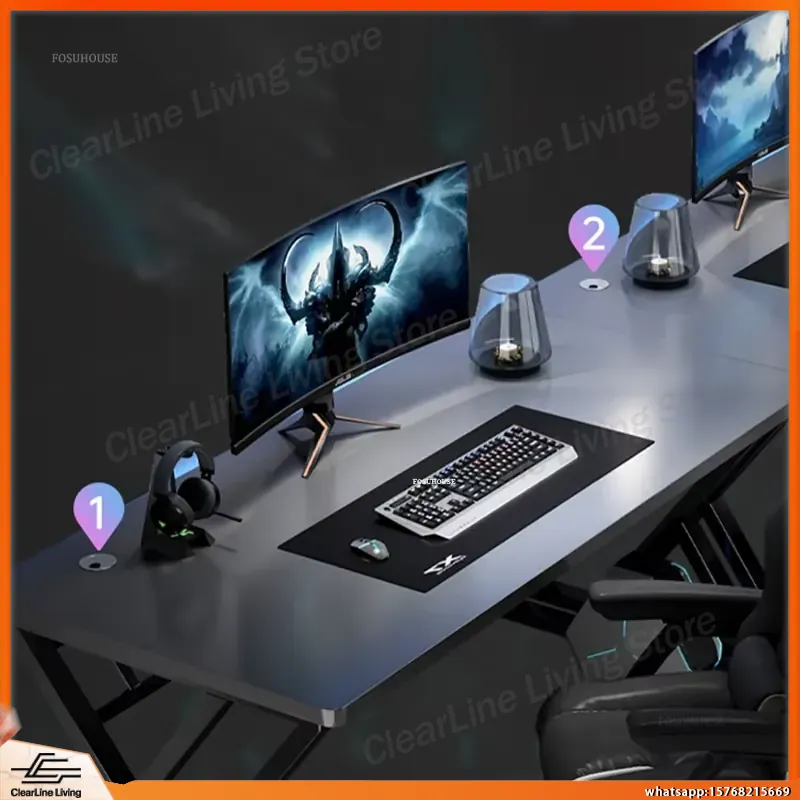 Bureau double pour ordinateur, - Esports Gaming School avis et prix