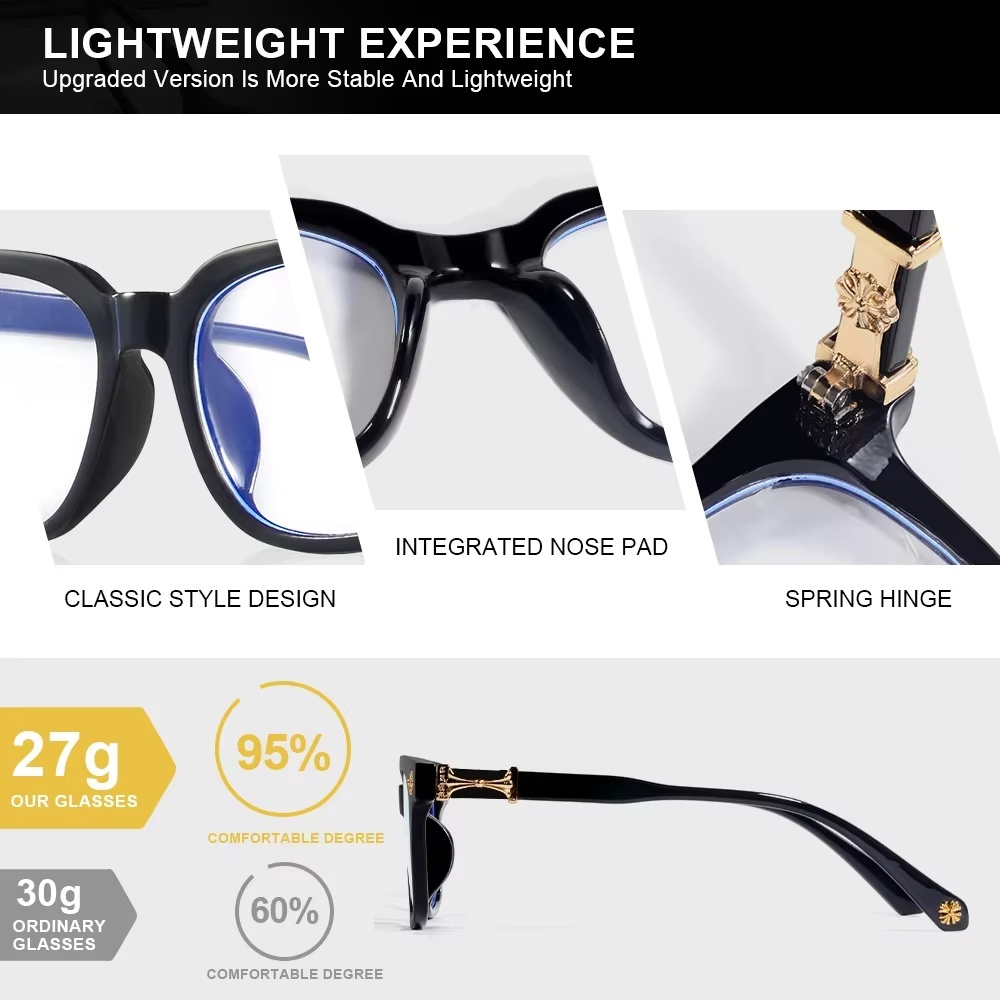 Lunettes classiques carrées an - Gaming Glasses Blue avis et prix
