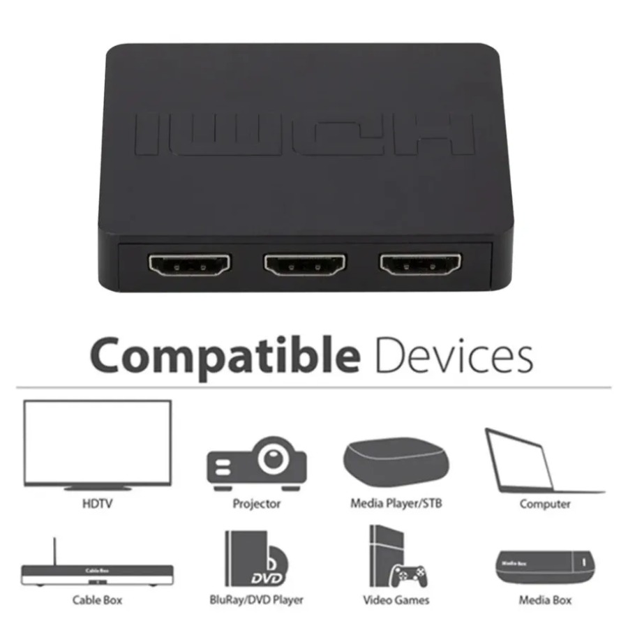Commutateur HDMI 3 ports, 3 en - Esports Gaming Hub avis et prix